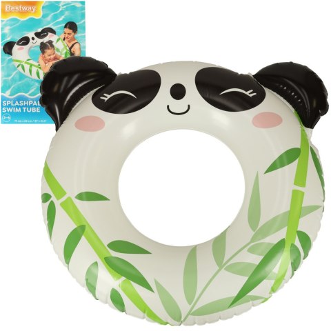 BESTWAY 36351 Kółko do pływania koło dmuchane panda 3-6lat 60kg - Sklep GEBE