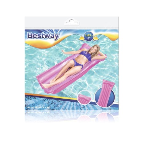 Materac dmuchany plażowy BESTWAY 44013 różowy Kik sp. z o.o. sp. k.