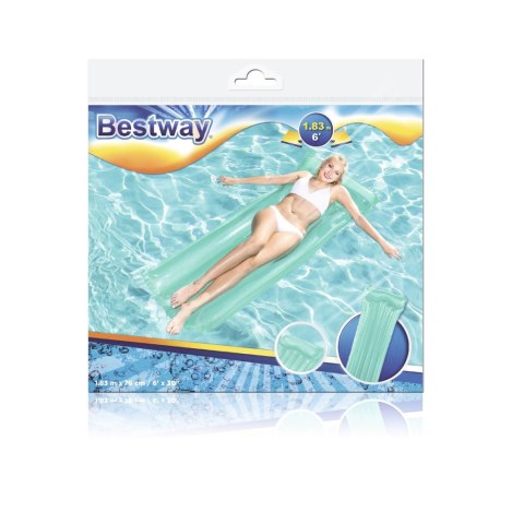 Materac dmuchany plażowy BESTWAY 44013 turkusowy Kik Sp. z o. o. Sp. k.