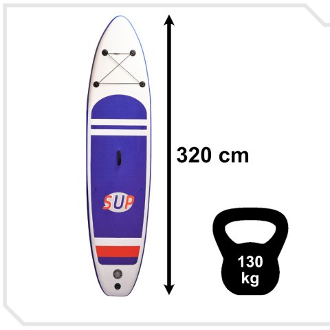 SUP Deska pompowana z akcesoriami Paddleboard 320cm 130kg