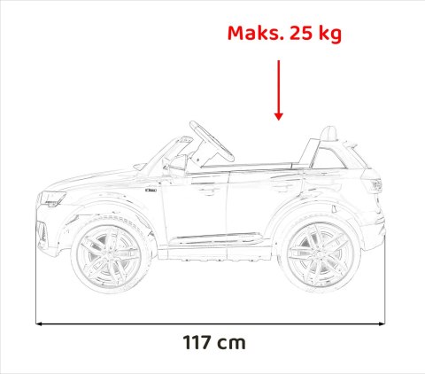 Pojazd Audi Q7 NEW LIFT Biały