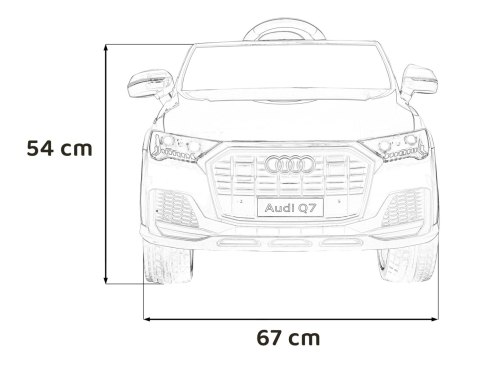 Pojazd Audi Q7 NEW LIFT Biały