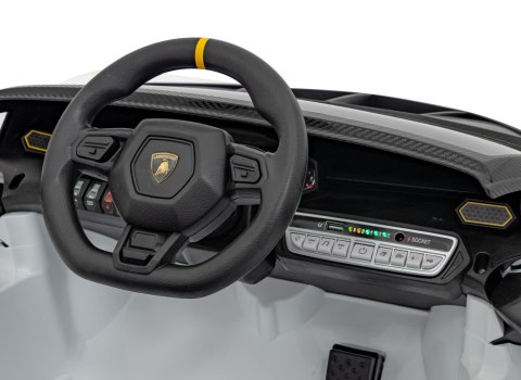 Lamborghini Invencible Autko na akumulator dla dzieci Biały