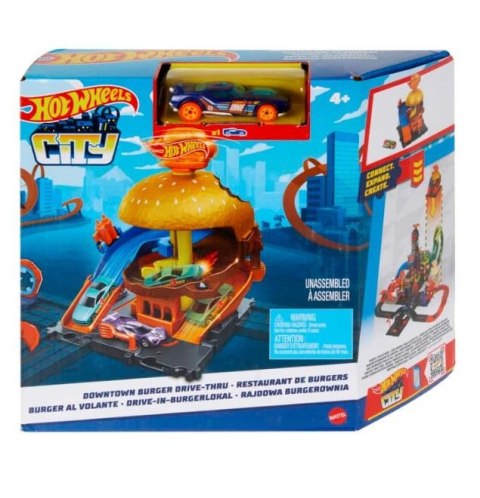 City Zestaw Burgerownia Hot Wheels