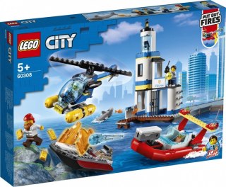 Klocki City 60308 Akcja nadmorskiej policji i strażaków LEGO
