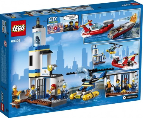 Klocki City 60308 Akcja nadmorskiej policji i strażaków LEGO