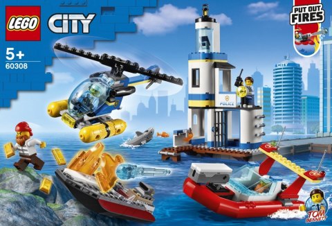 Klocki City 60308 Akcja nadmorskiej policji i strażaków LEGO