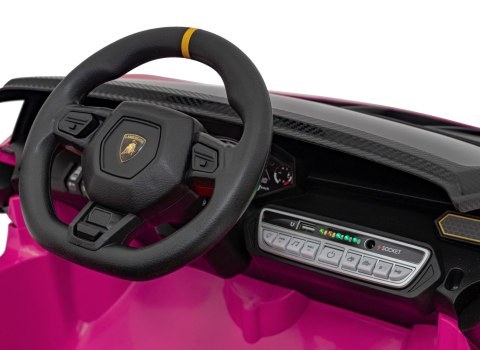 Lamborghini Invencible Autko na akumulator dla dzieci Różowy