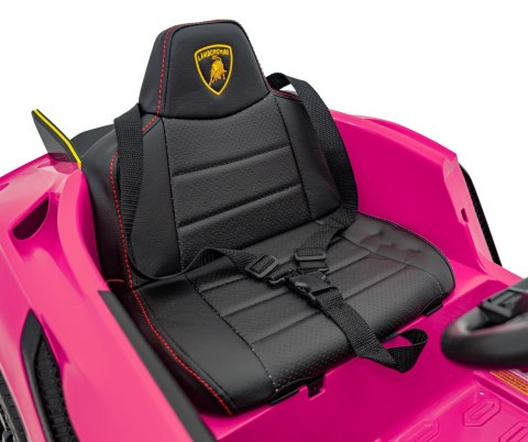 Lamborghini Invencible Autko na akumulator dla dzieci Różowy