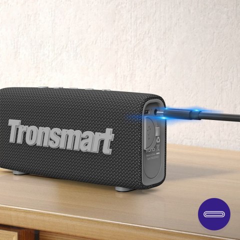 Trip głośnik bezprzewodowy Bluetooth 5.3 wodoodporny IPX7 10W zielony kamuflaż Tronsmart