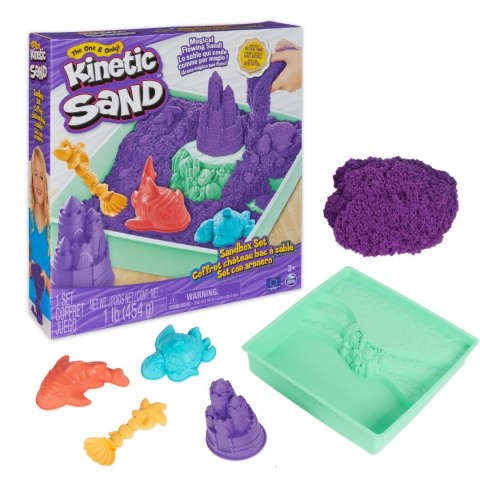 Zestaw KINETIC SAND - Piaskownica fioletowy Spin Master