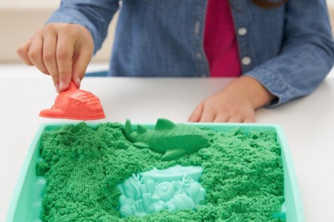 Zestaw KINETIC SAND - Piaskownica zielony Spin Master