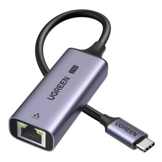 Adapter karta sieciowa Ethernet USB-C - RJ45 2.5G szary UGREEN