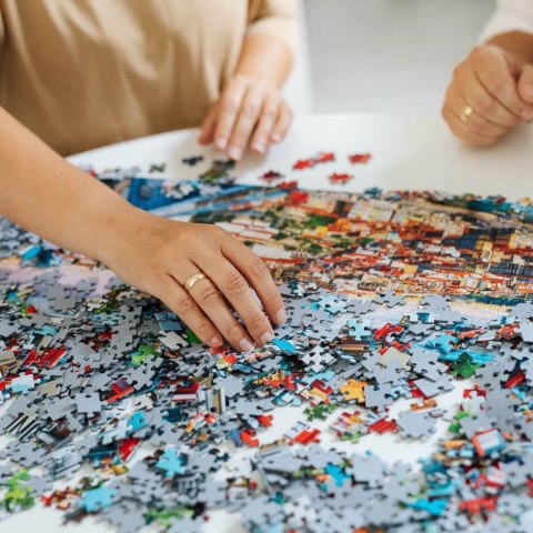 Puzzle 500 elementów Chatka nad rzeką Trefl