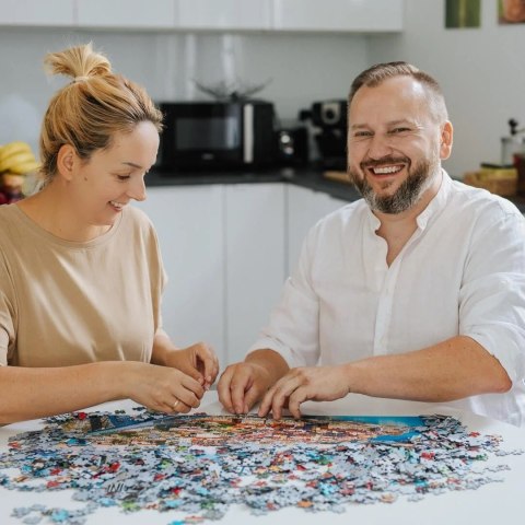 Puzzle 500 elementów Jezioro Braies Włochy Trefl