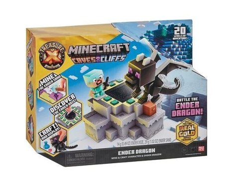 Zestaw z figurką Treasure X Minecraft Cave's & Cliffs Dragon Cobi