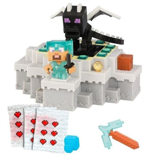 Zestaw z figurką Treasure X Minecraft Cave's & Cliffs Dragon Cobi