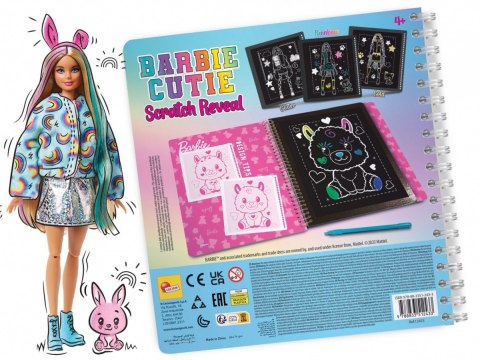 Książeczka Barbie zdrapywanka i szkicownik Lisciani