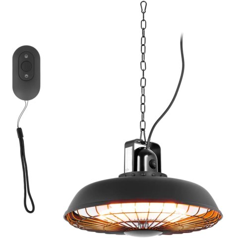 Lampa grzewcza tarasowa na podczerwień wisząca z pilotem 600/1200/1800 W UNIPRODO