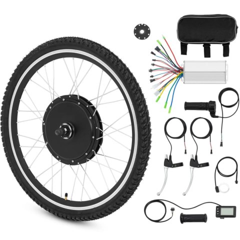 Zestaw do konwersji roweru na elektryczny S-Pedelec koło przednie 26 cali do 21 km/h MSW