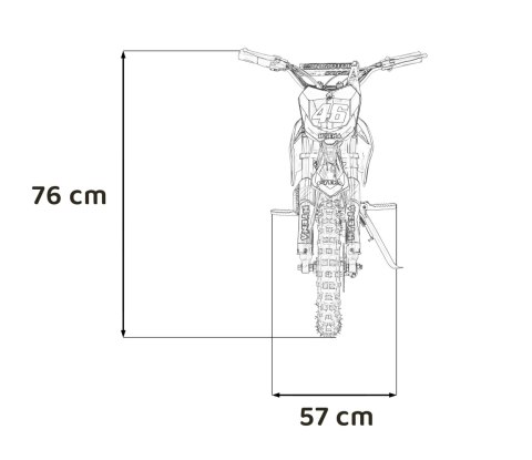 Motor RENEGADE 50R Czerwony