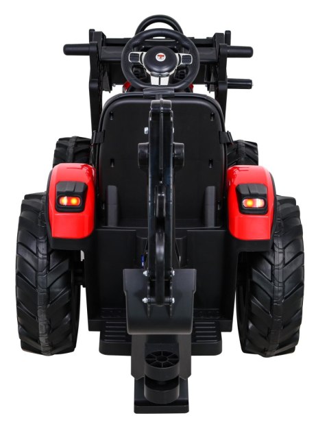 Pojazd Traktor Z Przyczepą 720-T Czerwony