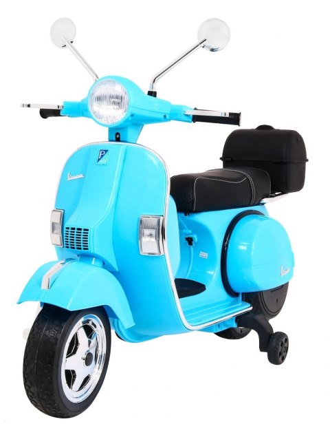 Skuter Vespa elektryczny dla dzieci Niebieski  - Sklep Gebe