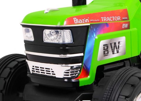 Traktor Blazin BW na akumulator Zielony + Pilot + Wolny Start + Dźwięki Światła