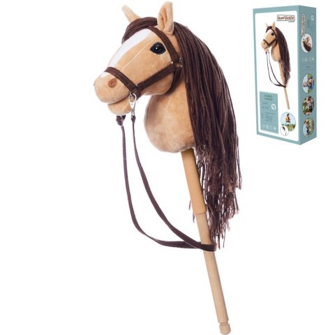 Koń na kiju Hobby Horse HOPPIHORSE A4 beżowy Tootiny