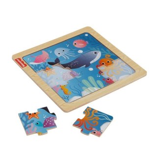 Puzzle drewniane, ocean Fisher Price