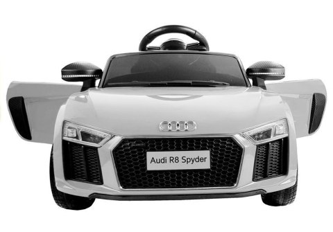 Auto na Akumulator Audi R8 Spyder Biały LEAN CARS