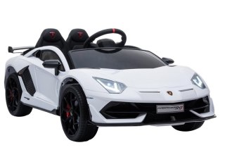 Auto na Akumulator Lamborghini Aventador Biały LEAN CARS