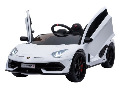 Auto na Akumulator Lamborghini Aventador Biały LEAN CARS