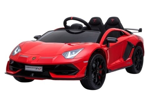 Auto na Akumulator Lamborghini Aventador Czerwony LEAN CARS