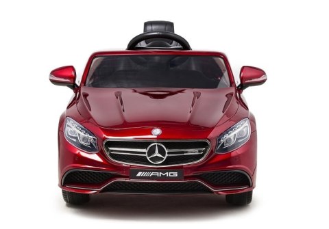 Auto na Akumulator Mercedes S63 Czerwony Lakier LEAN CARS