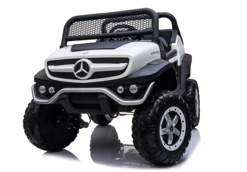 Auto na Akumulator Mercedes Unimog Biały LEAN CARS