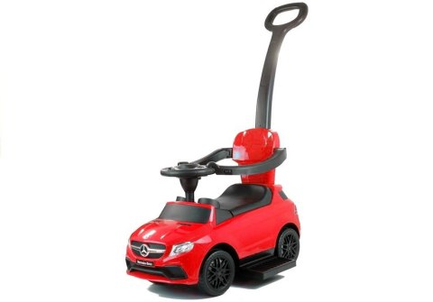 Jeździk Mercedes Pchacz 3w1 Barierki Czerwony 3288 LEAN Toys