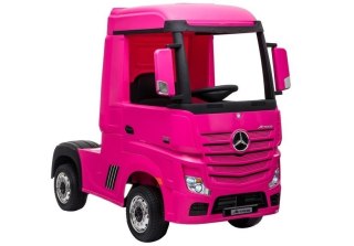 Auto Na Akumulator Mercedes Actros Różowy 4x4 LEAN CARS