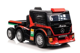 Auto Na Akumulator Mercedes + Naczepa XMX622B Czerwony LCD LEAN CARS