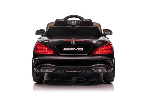 Auto Na Akumulator Mercedes SL65 S Czarny Lakierowany LCD LEAN CARS