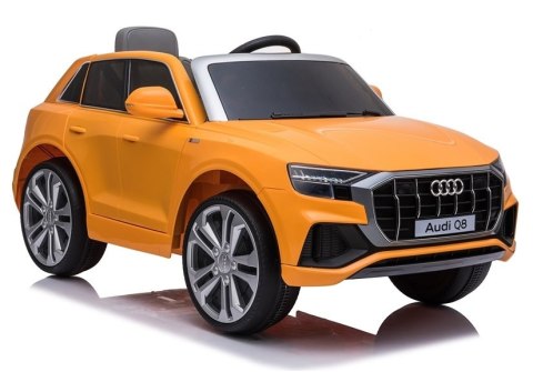 Auto na Akumulator Audi Q8 JJ2066 Żółty Lakierowany LEAN CARS