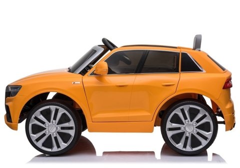 Auto na Akumulator Audi Q8 JJ2066 Żółty Lakierowany LEAN CARS