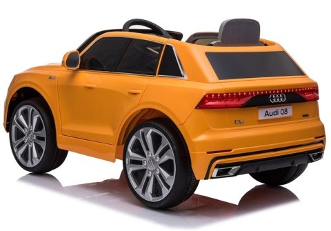 Auto na Akumulator Audi Q8 JJ2066 Żółty Lakierowany LEAN CARS