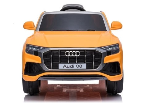 Auto na Akumulator Audi Q8 JJ2066 Żółty Lakierowany LEAN CARS