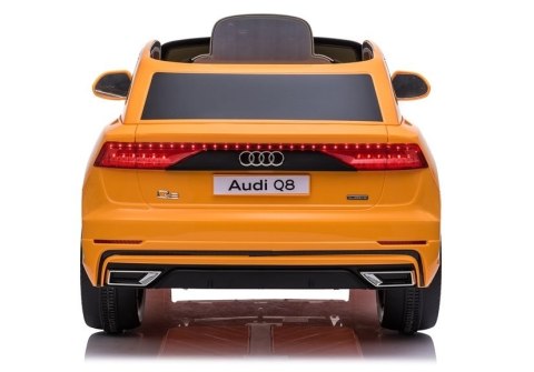 Auto na Akumulator Audi Q8 JJ2066 Żółty Lakierowany LEAN CARS