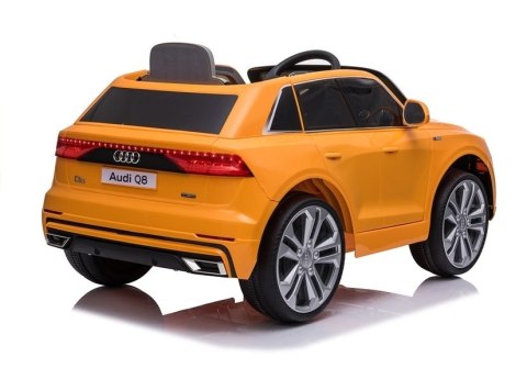 Auto na Akumulator Audi Q8 JJ2066 Żółty Lakierowany LEAN CARS