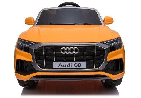 Auto na Akumulator Audi Q8 JJ2066 Żółty Lakierowany LEAN CARS