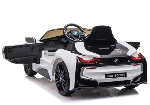 Auto na Akumulator BMW I8 JE1001 Biały LEAN CARS