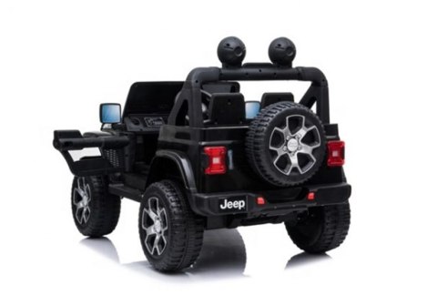 Auto na Akumulator Jeep Rubicon 4x4 Czarny LEAN CARS