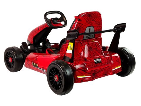 Gokart Na Akumulator XMX619 Czerwony Lakierowany Spider LEAN CARS